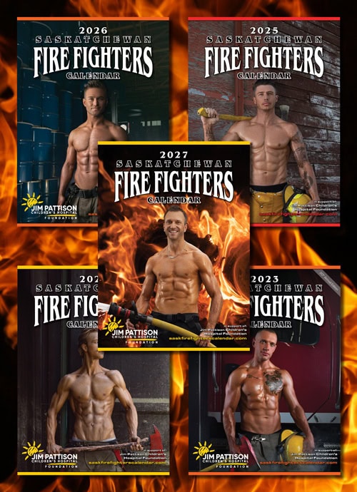 5-Pack Saskatchewan Fire Fighters Calendar 2023-2027